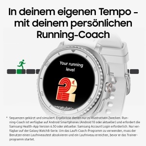 Ceas inteligent Samsung Galaxy Watch8 Classic, 46 mm, Bluetooth, Alb, 64 GB - Img 6