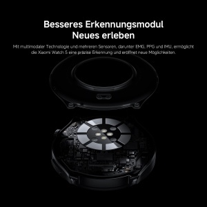 Ceas inteligent XIAOMI Watch 5, 47mm, AMOLED, Negru - Img 7