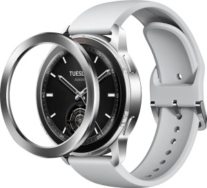 Ceas inteligent Xiaomi Watch S4, culoare argintie - Img 2