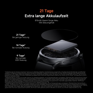 Ceas inteligent XIAOMI Watch S5, 46mm, AMOLED, 21 zile autonomie, verde jungle - Img 4