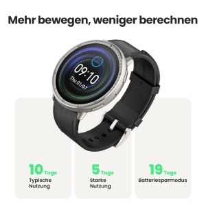 Ceas Smart Amazfit Active 2 Display AMOLED 132 NFC GPS 10 Zile Autonomie 160 Moduri Sport - Img 4