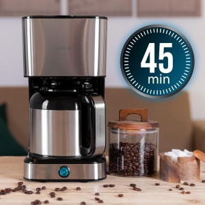 Cecotec Drip Coffee Coffee 66 Drop & Thermo, 950 W, 1,2 L, 10 cani, tehnologie ExtremeAroma, functie drip-stop, indicator de nivel al apei, filtru de retea reutilizabil, protectie la supraincalzire - Img 4