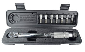 Cheie dinamometrica Bruder Mannesmann M18314 14 inch 5-25 Nm 7 biti inclusi