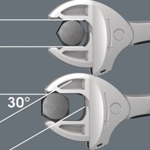 Cheie reglabila Wera Joker 6006, autoajustabila, 7-10 si 10-13 mm, cu functie de ratchet - Img 5