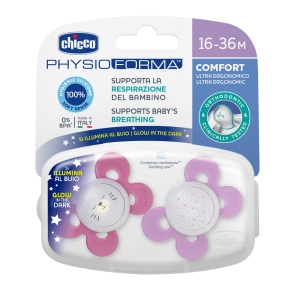 Chicco PhysioForma Comfort Suzete 16-36 luni Set 2 bucati Silikon Ergonomic