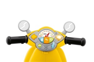 Chicco Vespa Primavera pentru copii 1-3 ani galben cu lumini si sunete - Img 4