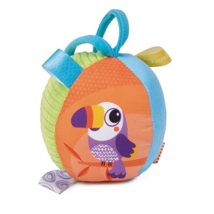 Chicco Weicher Ball Jucarie pentru Bebelusi Texturi Variate Dezvolta Coordonarea si Simtul Tactil - Img 4