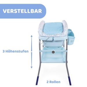Cina Chicco Cuddle Bubble, Babywanne si Wickeltisch Ergonomic, 11kg, Ocean - Img 5