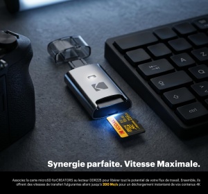 Cititor microSD Kodak for Creators DDR225 USB-C 3.2 Gen1, 200 MBs, Compact - Img 6