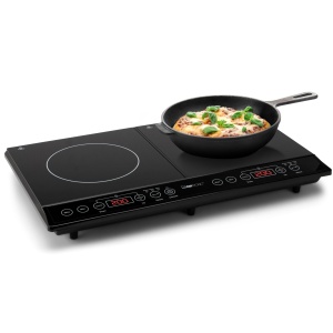 Clatronic(r) Inductie Dubla Placa Fierbinte | Plita cu inductie cu tehnologie ECO-Save | Plita dubla cu detectare automata a oalei | Plita fierbinte cu panou de control tactil cu senzor | DKI 3609 - Img 9