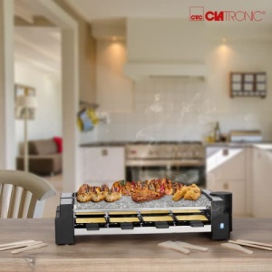 Clatronic Raclette RG 3678 Negru Grill 180deg pentru 8 persoane - Img 10