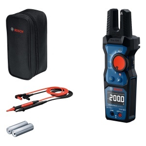 Cleste ampermetric Bosch Professional GFM 1000-15, True RMS, 200 A AC, LCD inversat