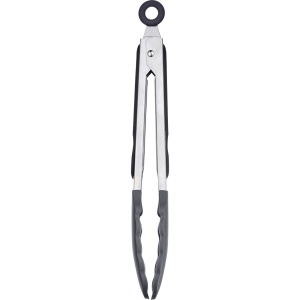 Cleste de servire Westmark, cu placi din silicon si manere cauciucate, lungime: 21 cm, otel inoxidabil/plastic/silicon, Classic Silicone Mini, argintiu/negru, 16162270 - Img 3