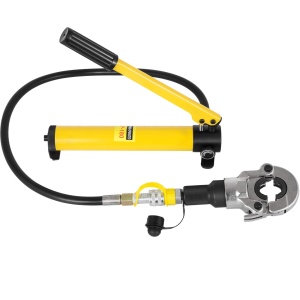 Cleste hidraulic VEVOR cu 9 matrite detasabile rotativ la 360deg perete despartitor cu forta de presiune 6 T instrument de sertizare potrivit pentru c - Img 9