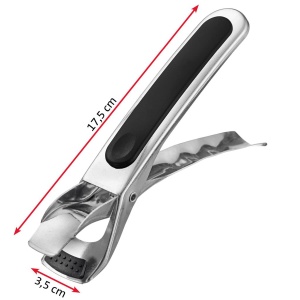Cleste pentru cuptor Westmark, cu maner cauciucat, lungime: 17,5 cm, otel/silicon, argintiu/negru, 10792270 - Img 3