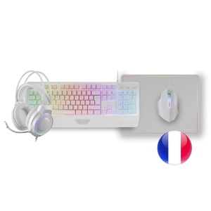 Combo Gaming 4in1 Mars Gaming MCP124PRO, Tastatura Ergonomica RGB, Maus 3200DPI, Casti FRGB - Img 6