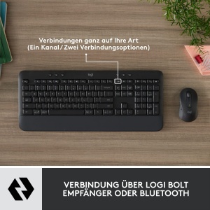Combo Tastatura si Mouse Logitech Signature MK650, Wireless, Negru, pentru Birou - Img 3