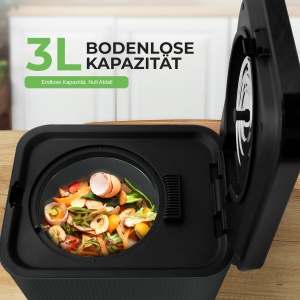 Composter Electric Nutrichef 3L, Design Compact, Filtru Antioxidant - Img 6