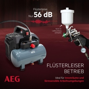 Compresor de aer AEG KL6, 6 L, 1,5 CP, 56 dB - Img 5