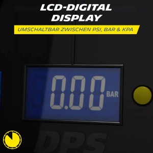 Compresor de aer MICHELIN 12V, putere mare, display digital, USB - Img 4
