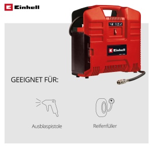 Compresor portabil Einhell TE-AC 368 Li OF Set-Solo 36V 8 bar pompa fara ulei - Img 5
