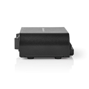 Comutator pentru Boxe Nedis, 2 Porturi, 150WKanal, Aluminiu, Negru - Img 6