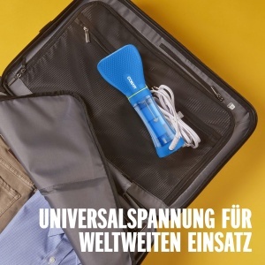 Conair Power Steam Travel Dampfglatter compact abur puternic albastru - Img 7
