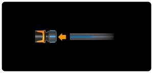 Conector furtun Fiskars, model 1027072, design ergonomic, universal, 6.4 cm - Img 3
