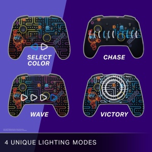 Controler wireless imbunatatit PowerA pentru Nintendo Switch cu Lumectra - PAC-MAN NEON ARCADE - Img 4