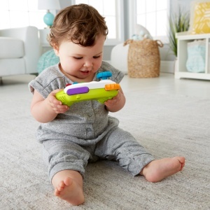 Controller de jocuri Fisher-Price Laugh Learn pentru copii, 2 moduri muzicale - Img 2