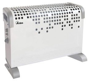 Convector electric Ardes AR4C03, 16001800W, albgri, cu termostat