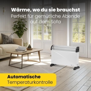 Convector electric Clatronic KH 3077 N, 2000 W, 3 trepte de incalzire - Img 6