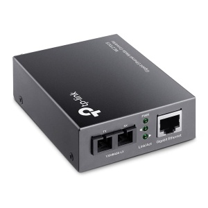 Converter media TP-Link MC210CS Gigabit, extern, distanta fibra 20 km - Img 2
