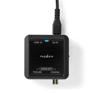Convertor audio digital Nedis HDMI la CoaxialToslink eARC Automatica Anthracit - Img 3