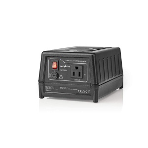 Convertor de tensiune 230V AC la 110V AC - 300W - Negru - Img 5