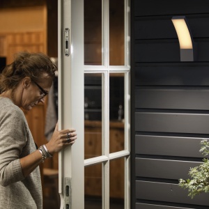 Corpuri de perete de exterior Philips Splay, 12 W, 2700 K, alb cald, rezistent la apa, antracit, rezistent la intemperii IP44 - Img 2