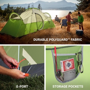 Cort de camping Coleman Montana pentru 8 persoane, impermeabil, cu sistem de montaj rapid - Img 8