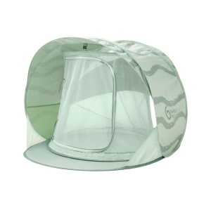 Cort pentru bebelusi Babymoov Moov Protect Anti-UV cu plasa anti-tantari Green Lagoon editie vara 2025