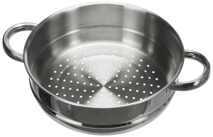Cos de aburi Ibili Oslo, 24 cm, otel inoxidabil, pentru oale si tigai - Img 1