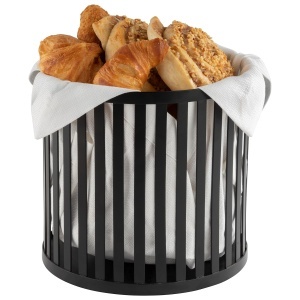 Cos de depozitare APS 15337 Korb Plus, inox, negru, 21 cm, H 20 cm - Img 3