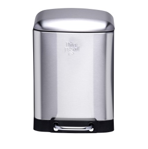Cos de gunoi Dirt Devil 6L, inox, cu inchidere lenta si interior detasabil - Img 2