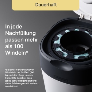 Cos de gunoi pentru scutece Tommee Tippee Twist and Click, capacitate 33 scutece, protectie impotriva mirosurilor - Img 8