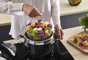 Cos din inox Lagostina pentru oala sub presiune, 19 cm, 56 litri - Img 2