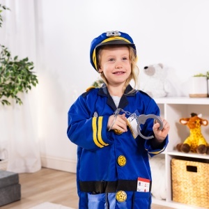 Costum de politie Melissa Doug, 6 piese, pentru copii 3-6 ani, usor de intretinut - Img 8