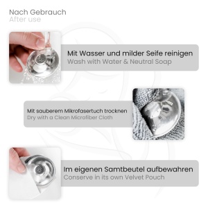 COVERbasics Silver Nipple Cap Breastfeeding (SilverCups) Scut de alaptare din argint pentru protectia mameloanelor sensibile, dispozitiv medical testat dermatologic (Regular) - Img 7