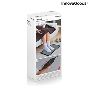 Covoare electrice InnovaGoods, incalzire rapida, 2 temperaturi, gri - Img 8