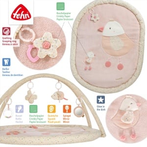Covor de joaca Fehn 3-D Activity Decke Vogel 045062 Glow-in-the-dark pentru bebelusi - Img 5