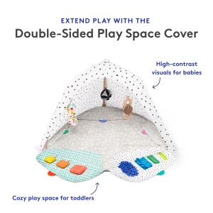 Covor de joaca pentru bebelusi Lovevery Play Gym, design modern, materiale sigure - Img 5