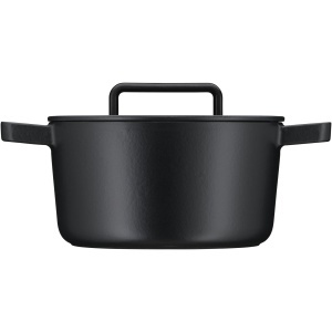 Cratita din fonta Flavour 24cm Negru capac cu condensare 52L - Img 3