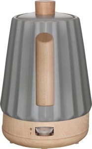 Cratita electrica Birdy RK0092, 1,5 L, 1500 W, alba cu detalii din lemn - Img 3